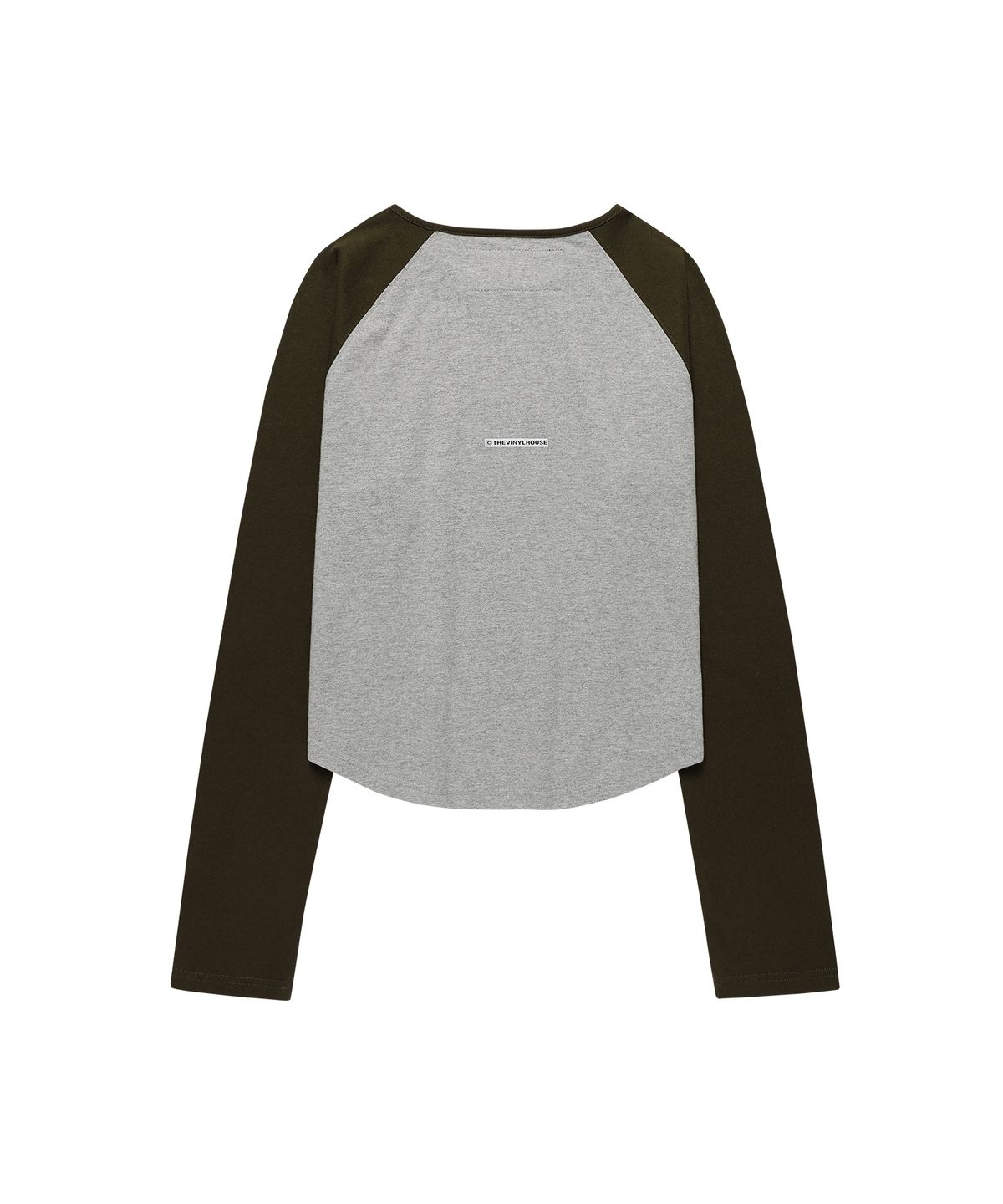 더바이닐하우스(THEVINYLHOUSE) TWIN RAGLAN LS TEE(W) GREY