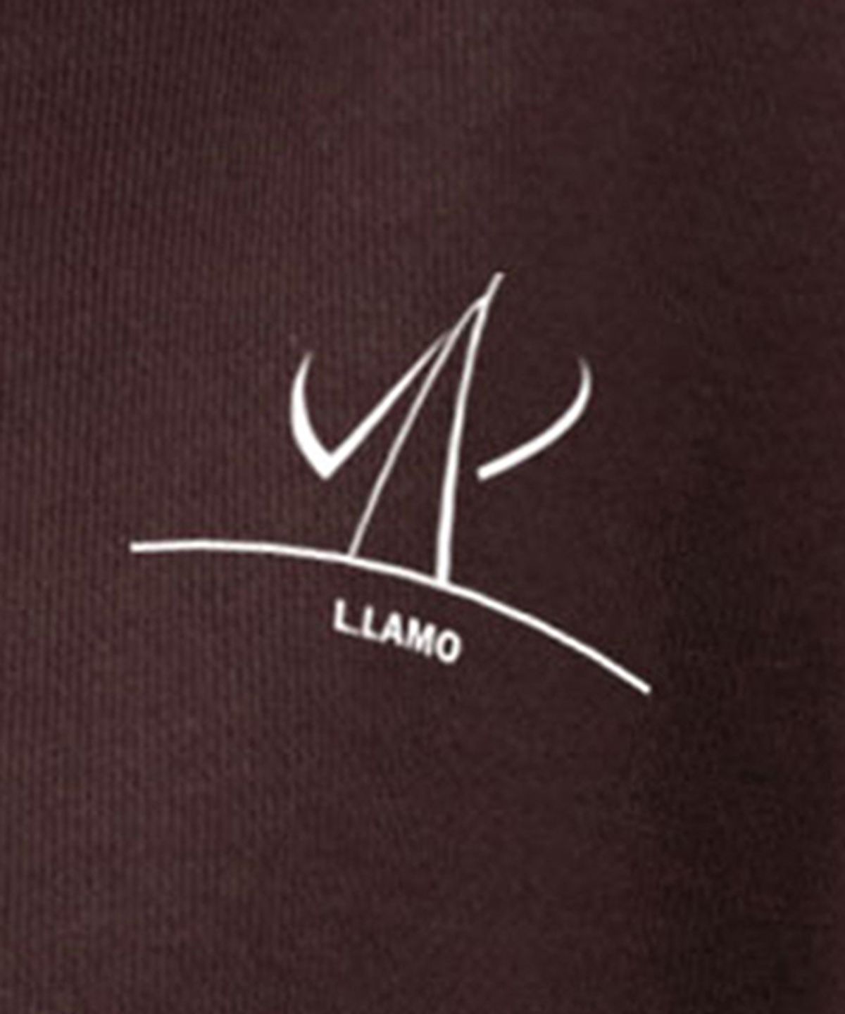 엘라모(LLAMO) 여성 쭈리 반집업 카라 오버핏 맨투맨 [브라운]