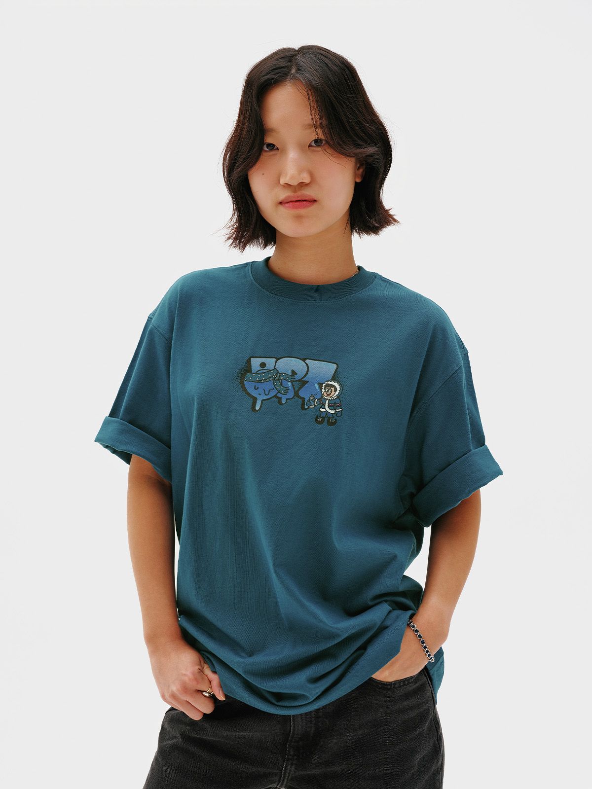 이피티(EPT) SPRAY BOY T-SHIRT (BLUE)
