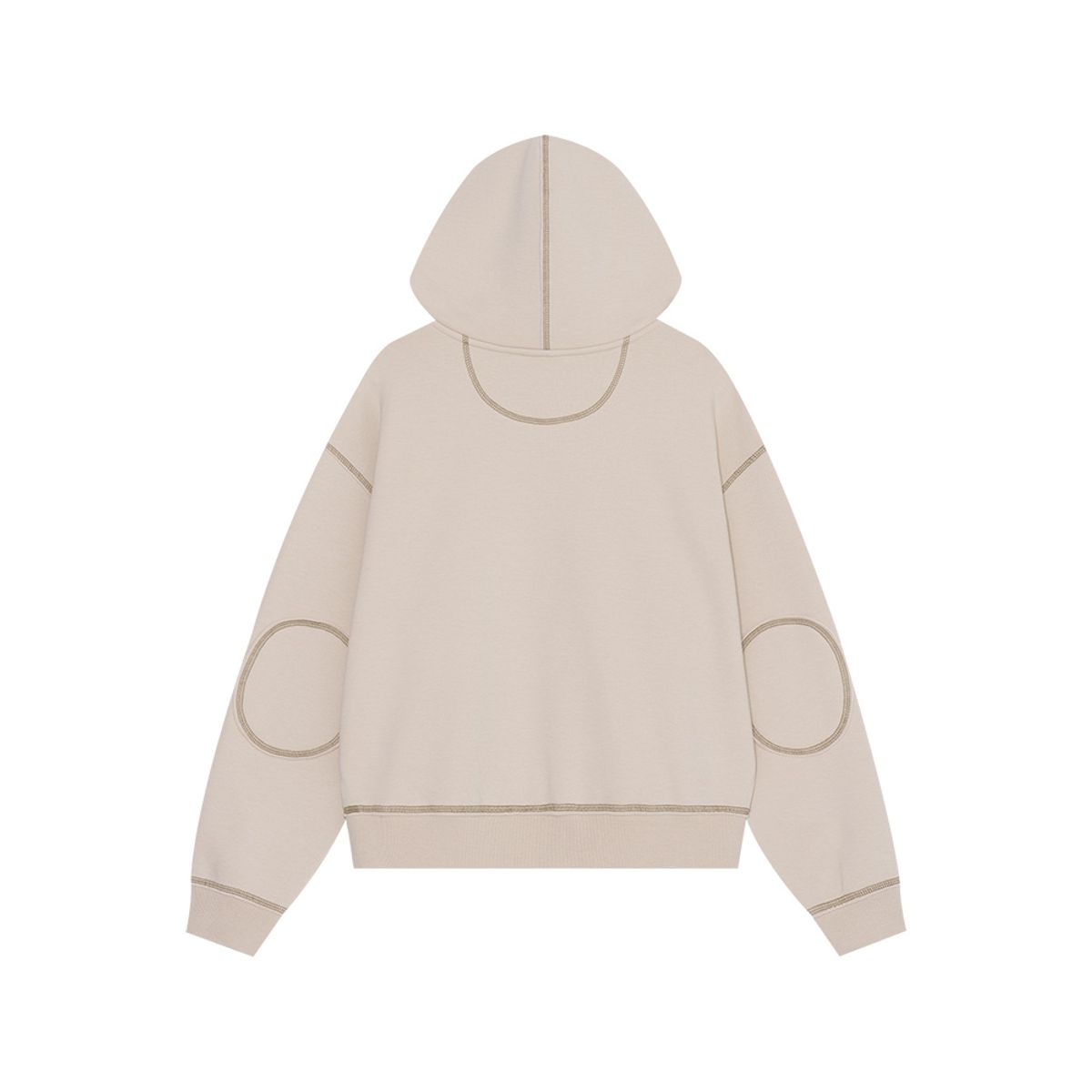 이피티(EPT) COVER STITCH HOODIE (BEIGE)