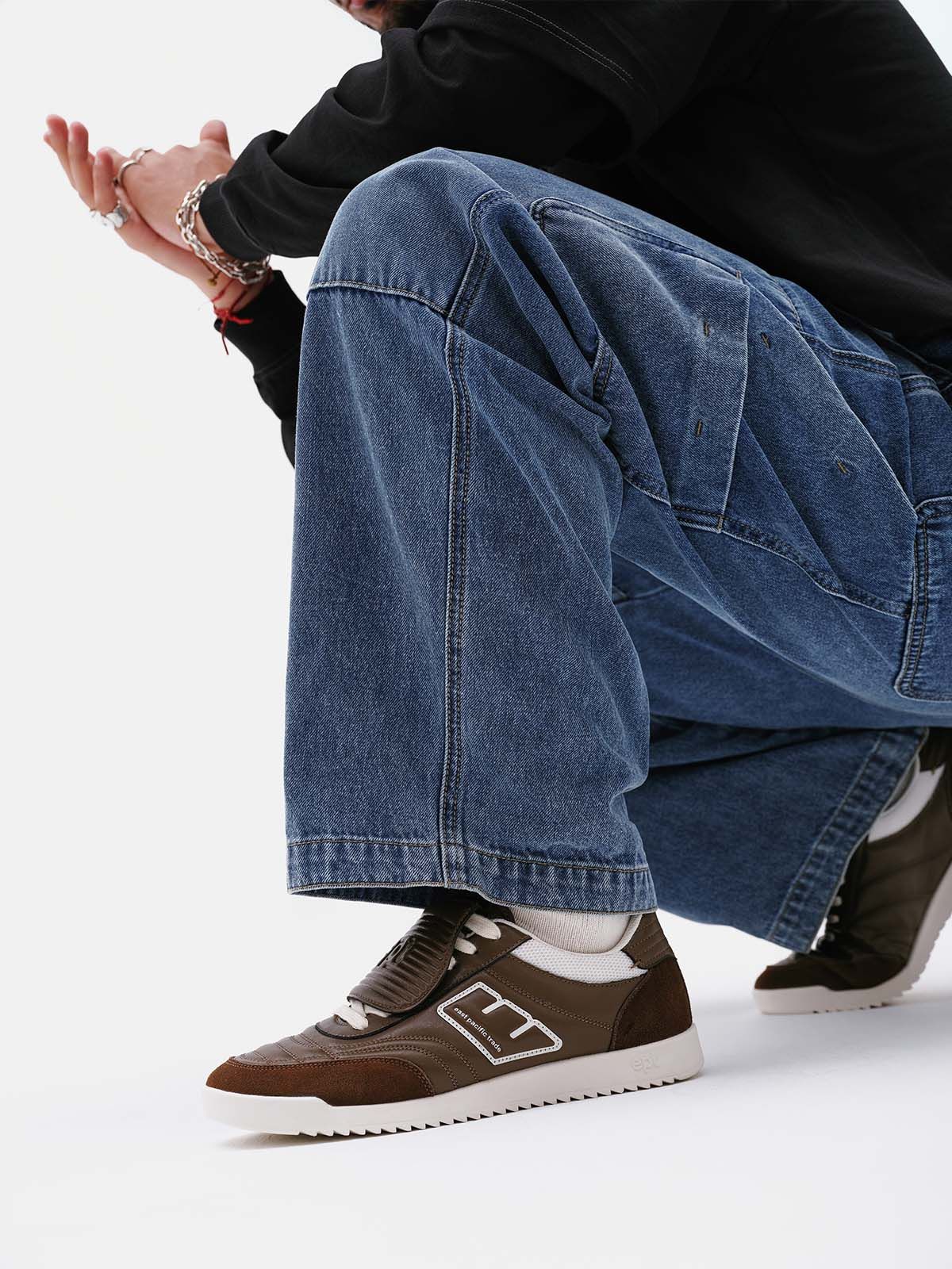 이피티(EPT) DENIM DOUBLE KNEE WORK PANTS (BLUE)