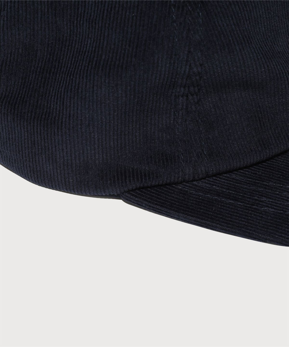 커버낫(COVERNAT) 어센틱 로고 코듀로이 5패널 캡 Navy