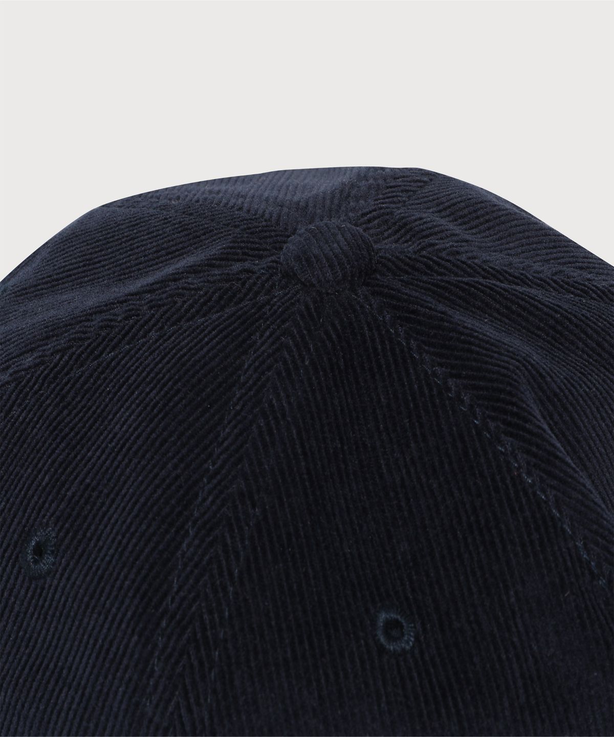 커버낫(COVERNAT) 어센틱 로고 코듀로이 5패널 캡 Navy