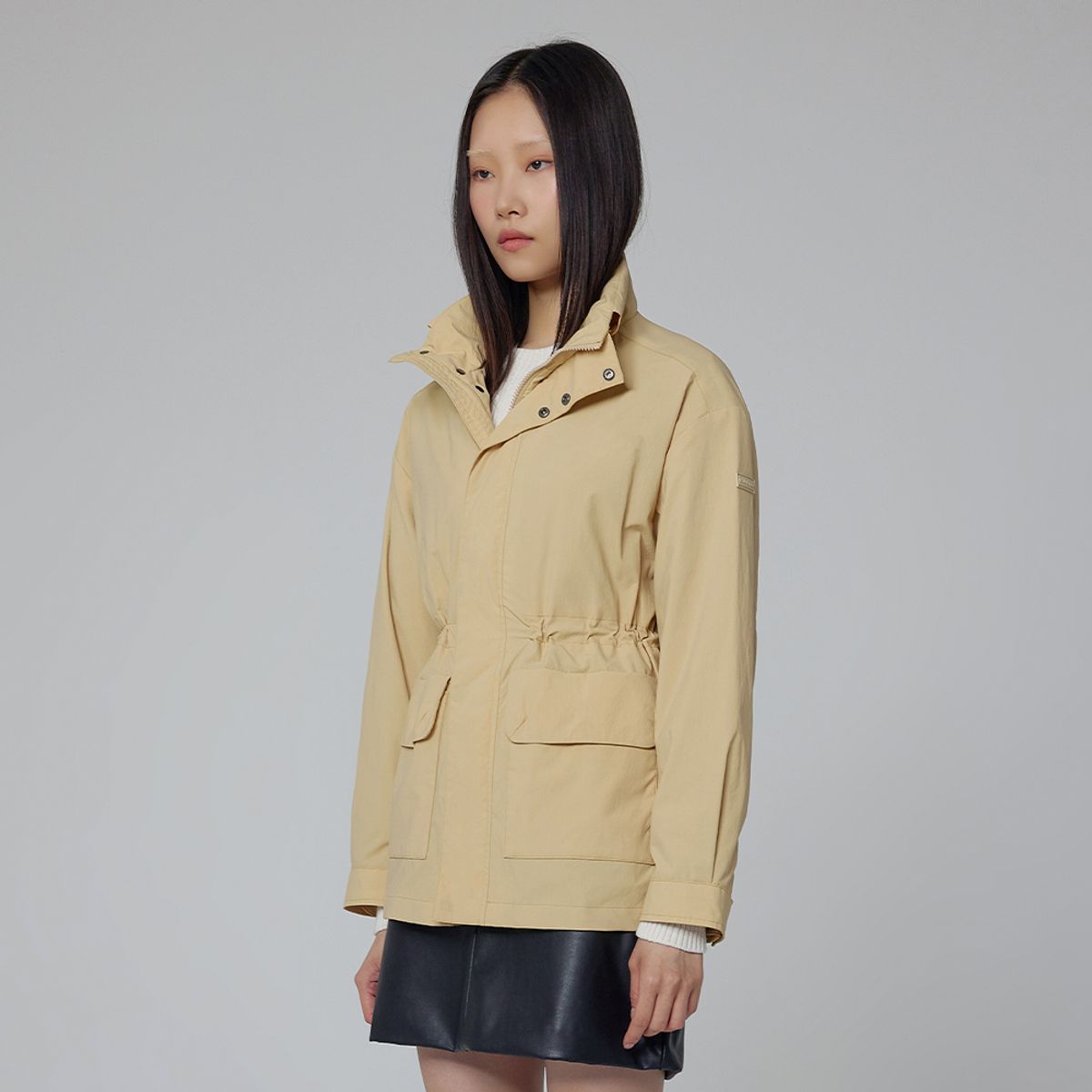헌터(HUNTER) [WOMEN] 오리지날 하이넥 자켓 - 베이지 HDW0001AJZBEI