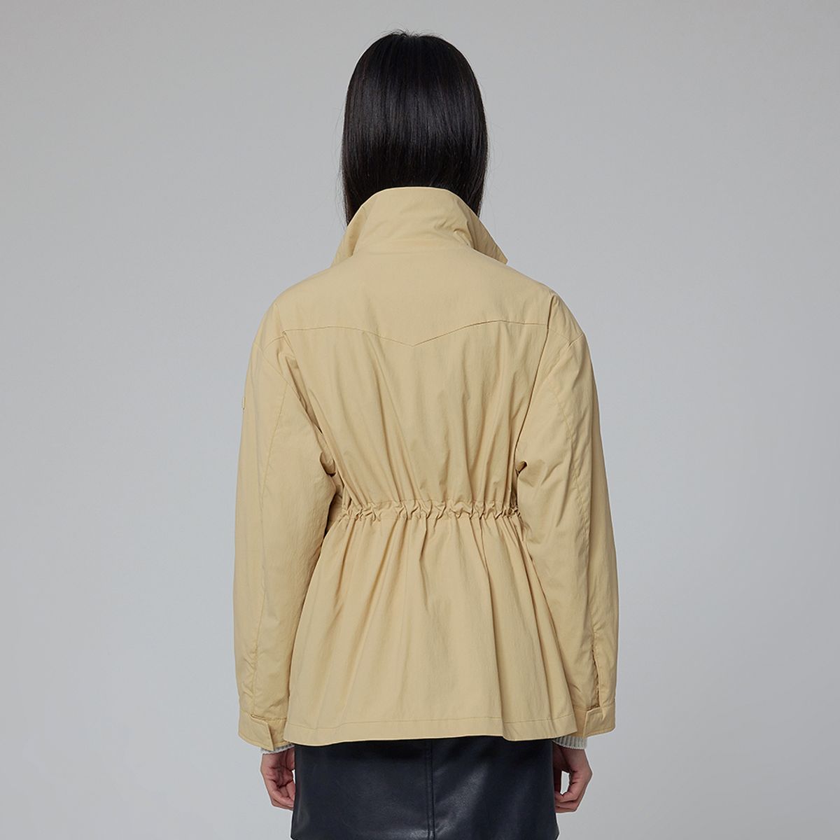 헌터(HUNTER) [WOMEN] 오리지날 하이넥 자켓 - 베이지 HDW0001AJZBEI