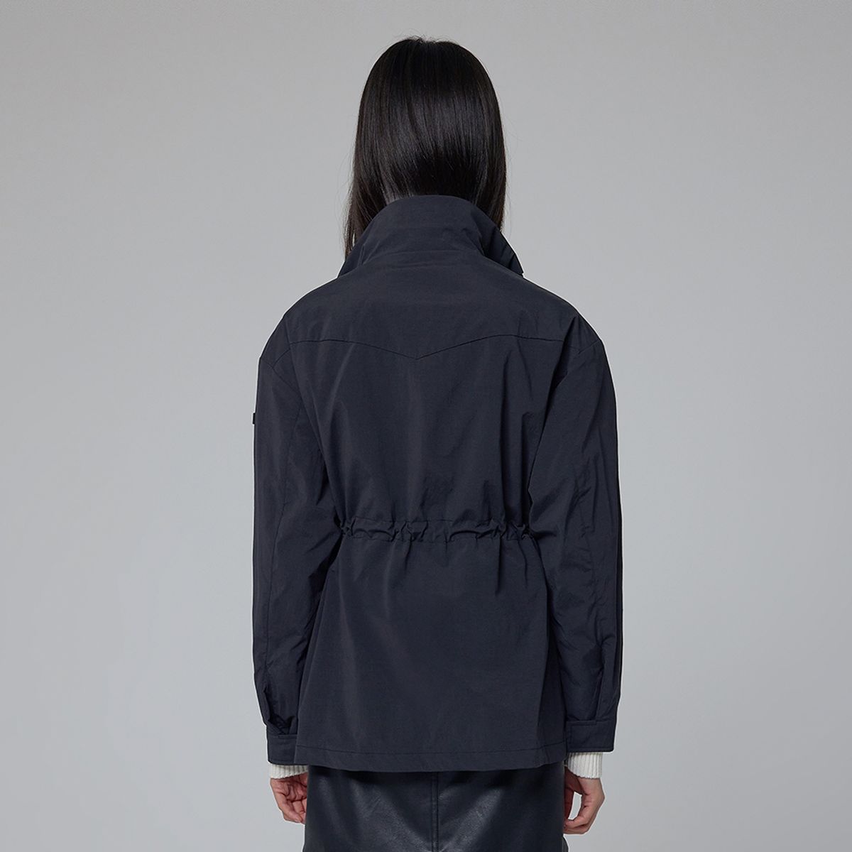 헌터(HUNTER) [WOMEN] 오리지날 하이넥 자켓 - 블랙 HDW0001AJZBLK