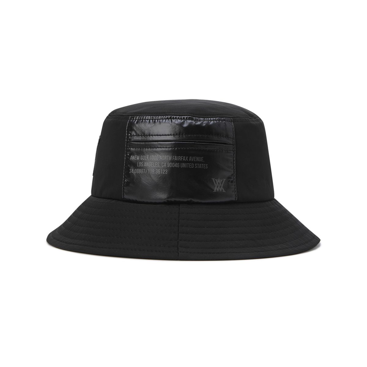 어뉴골프(ANEW GOLF) UNI LETTERING BUCKET HAT_BK