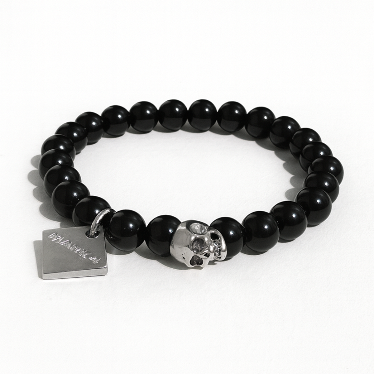 마크-4(MARK-4) SKULL ONYX BRACELET