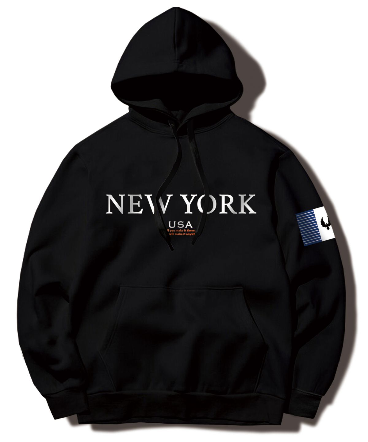 그랜피니(GRANFINNY) NewYork_10027 후드 티셔츠- BLACK