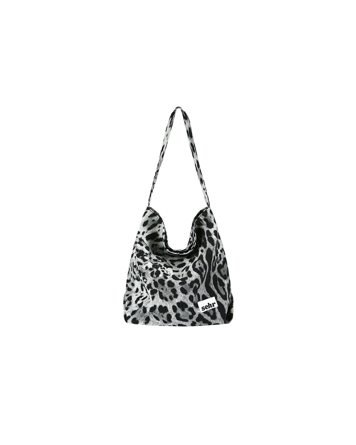 세르(SEHR) Leopard Bucket Bag (DarkGrey)