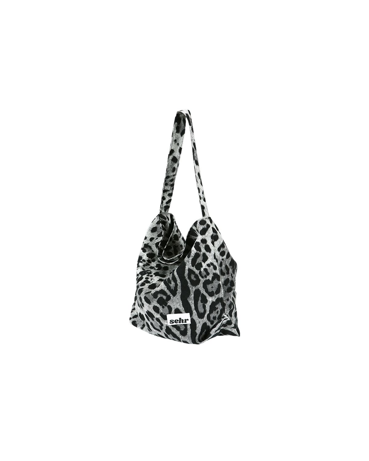 세르(SEHR) Leopard Bucket Bag (DarkGrey)