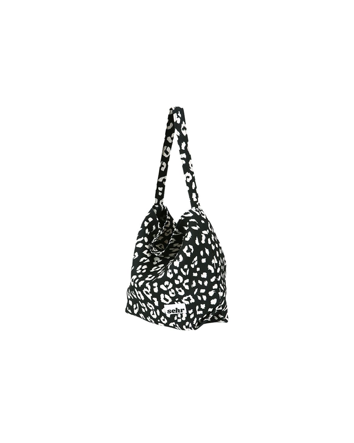 세르(SEHR) Leopard Bucket Bag (Black)