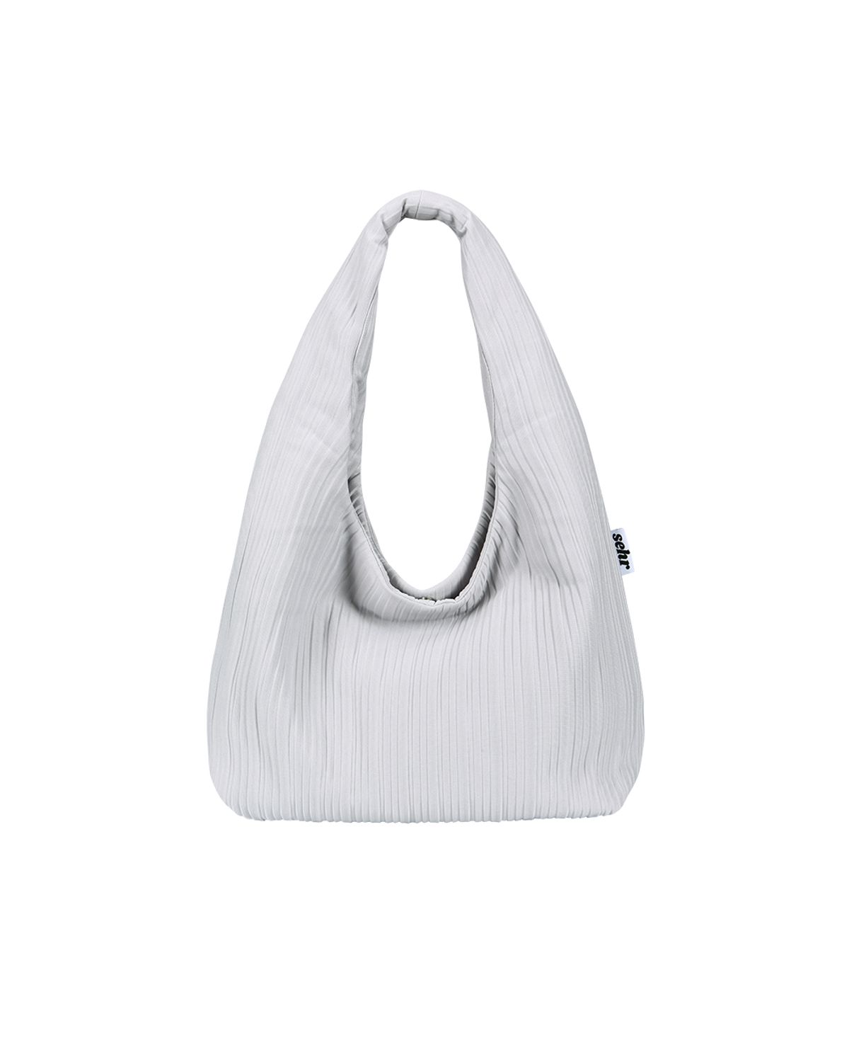 세르(SEHR) Pleats Big Bag (Light Grey)