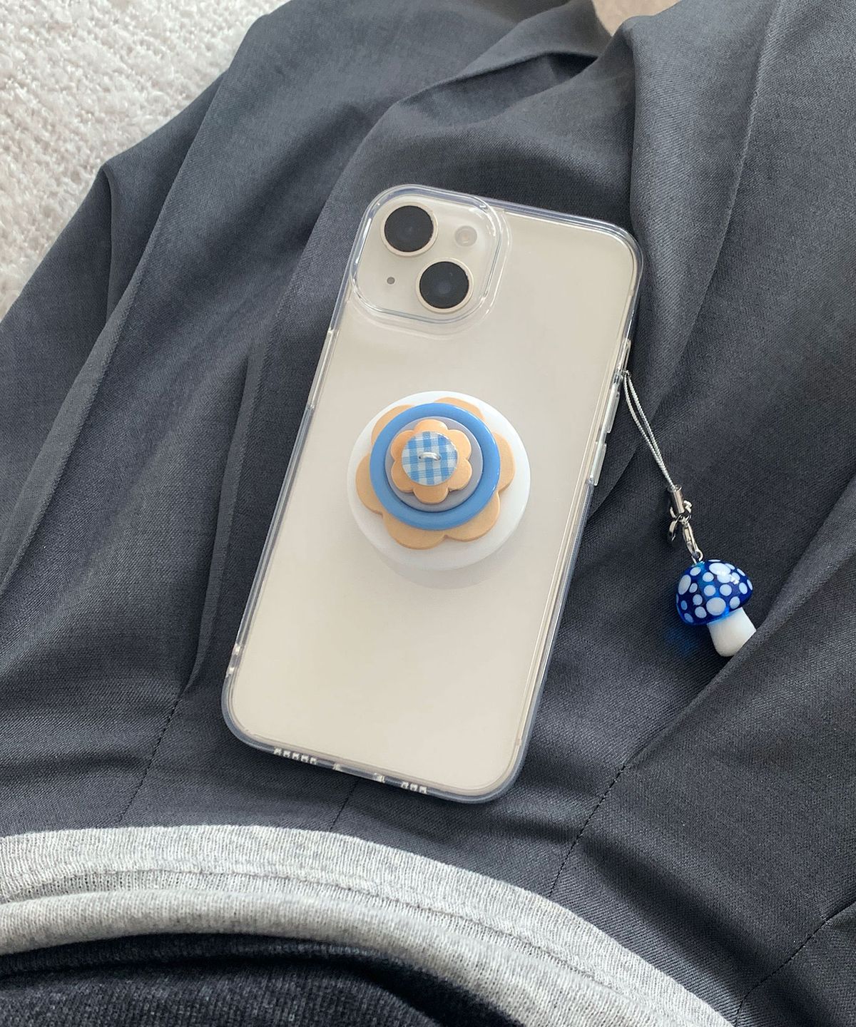 해피고럭키(HAPPYGOLUCKY) Button Layered Tok_04 / 단추톡 단추 스마트톡