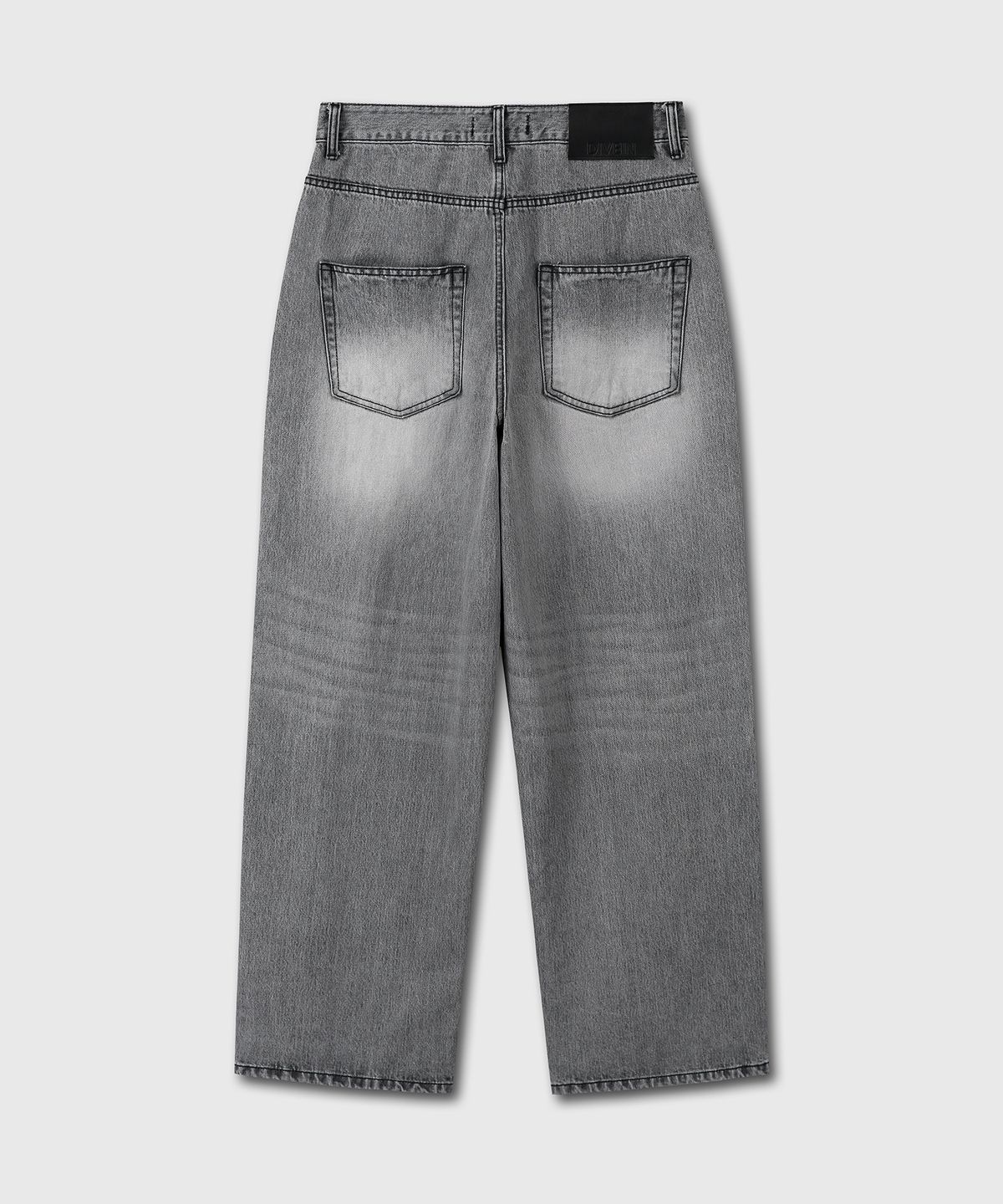 다이브인(DIVEIN) LOOSED WIDE DENIM PANTS (LIGHT WASHED BLACK)