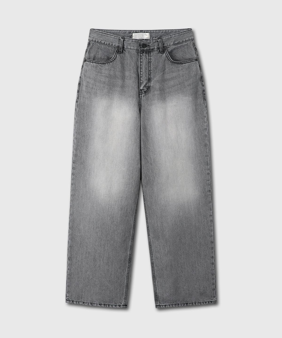 다이브인(DIVEIN) LOOSED WIDE DENIM PANTS (LIGHT WASHED BLACK)