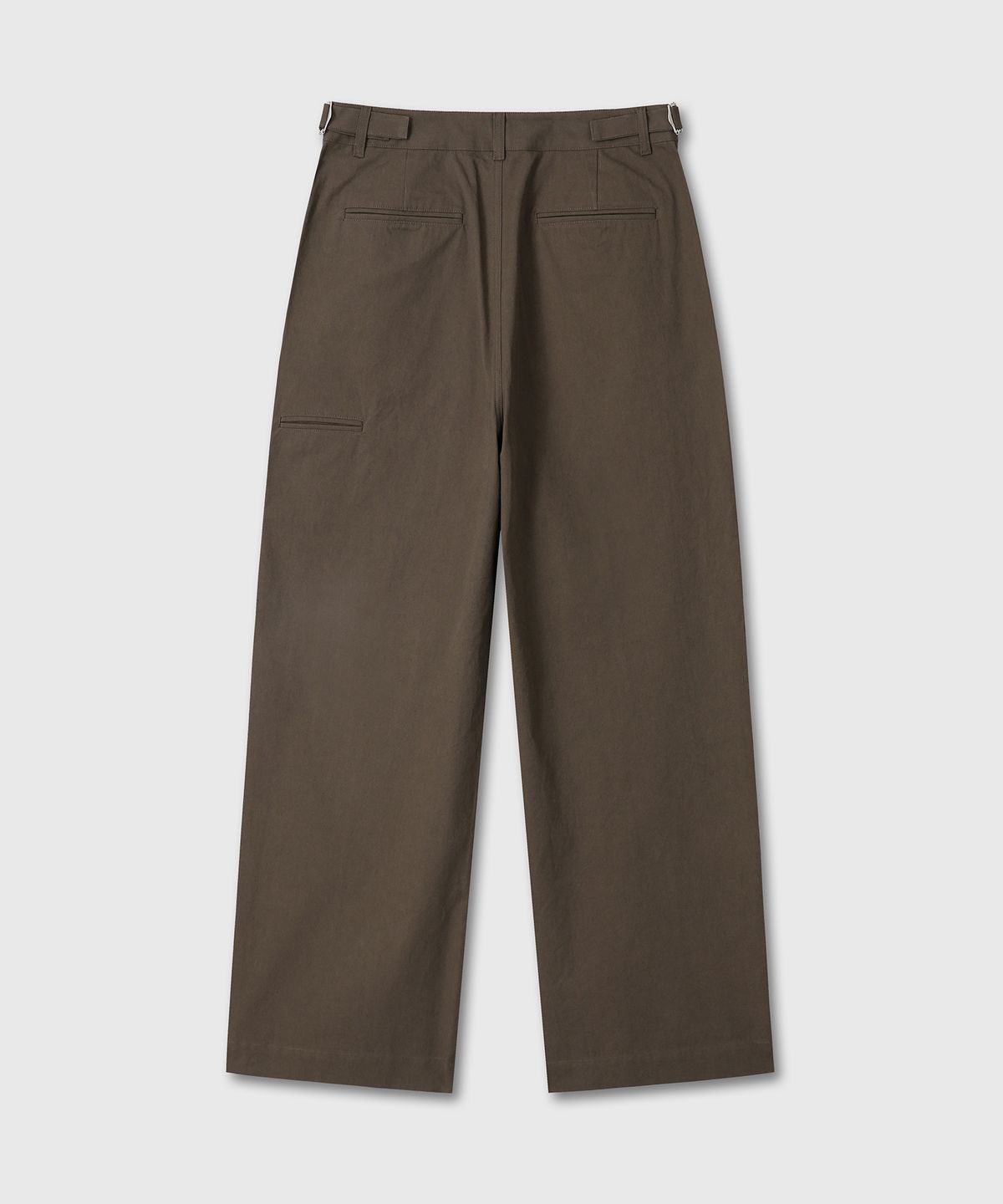 다이브인(DIVEIN) UNIFORM COTTON CHINO PANTS (BROWN)