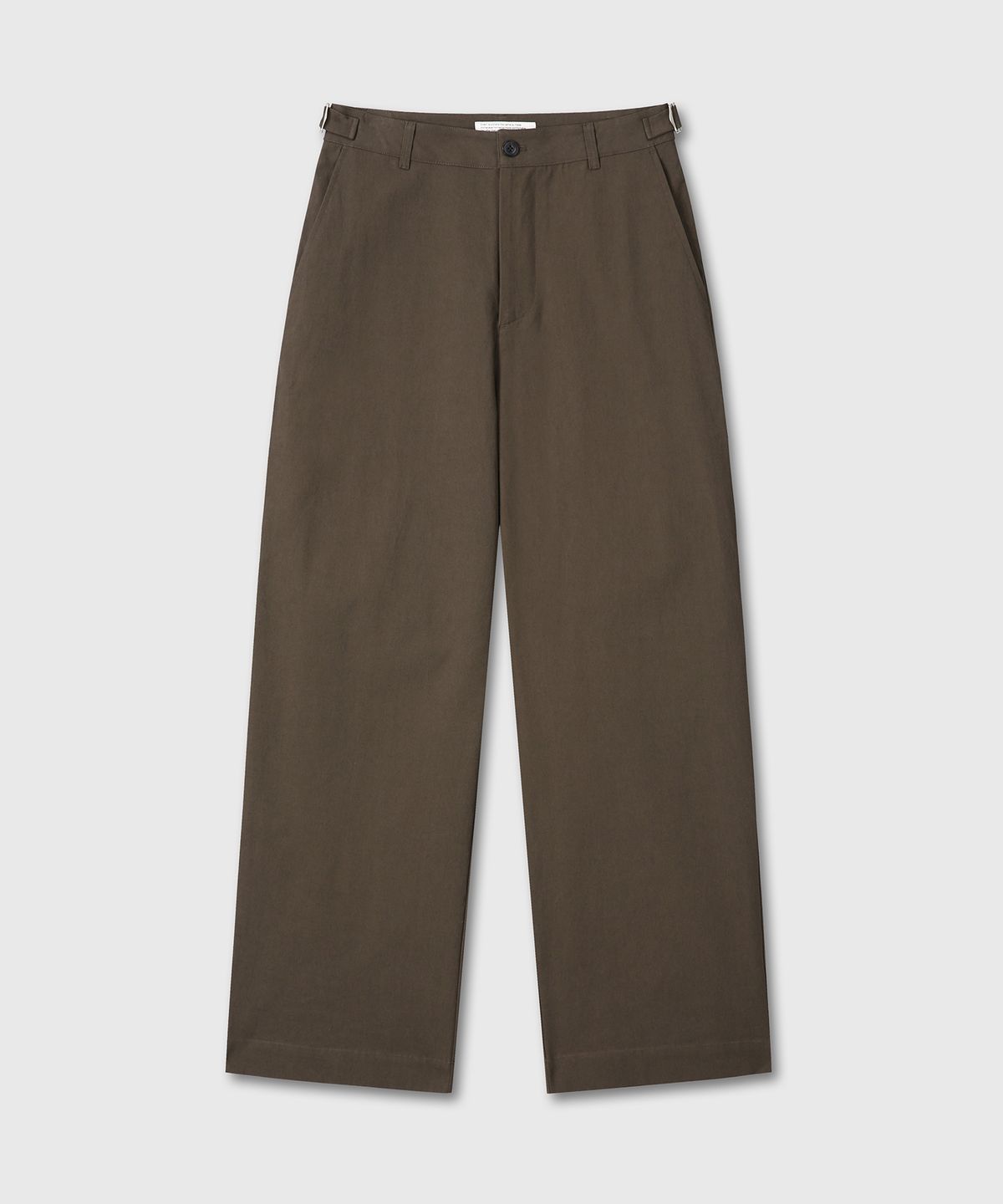 다이브인(DIVEIN) UNIFORM COTTON CHINO PANTS (BROWN)