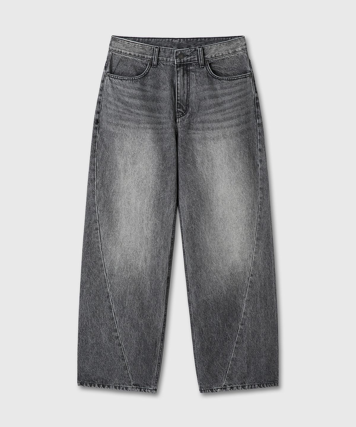 다이브인(DIVEIN) LOOSED TWISTED DENIM PANTS (BLACK)