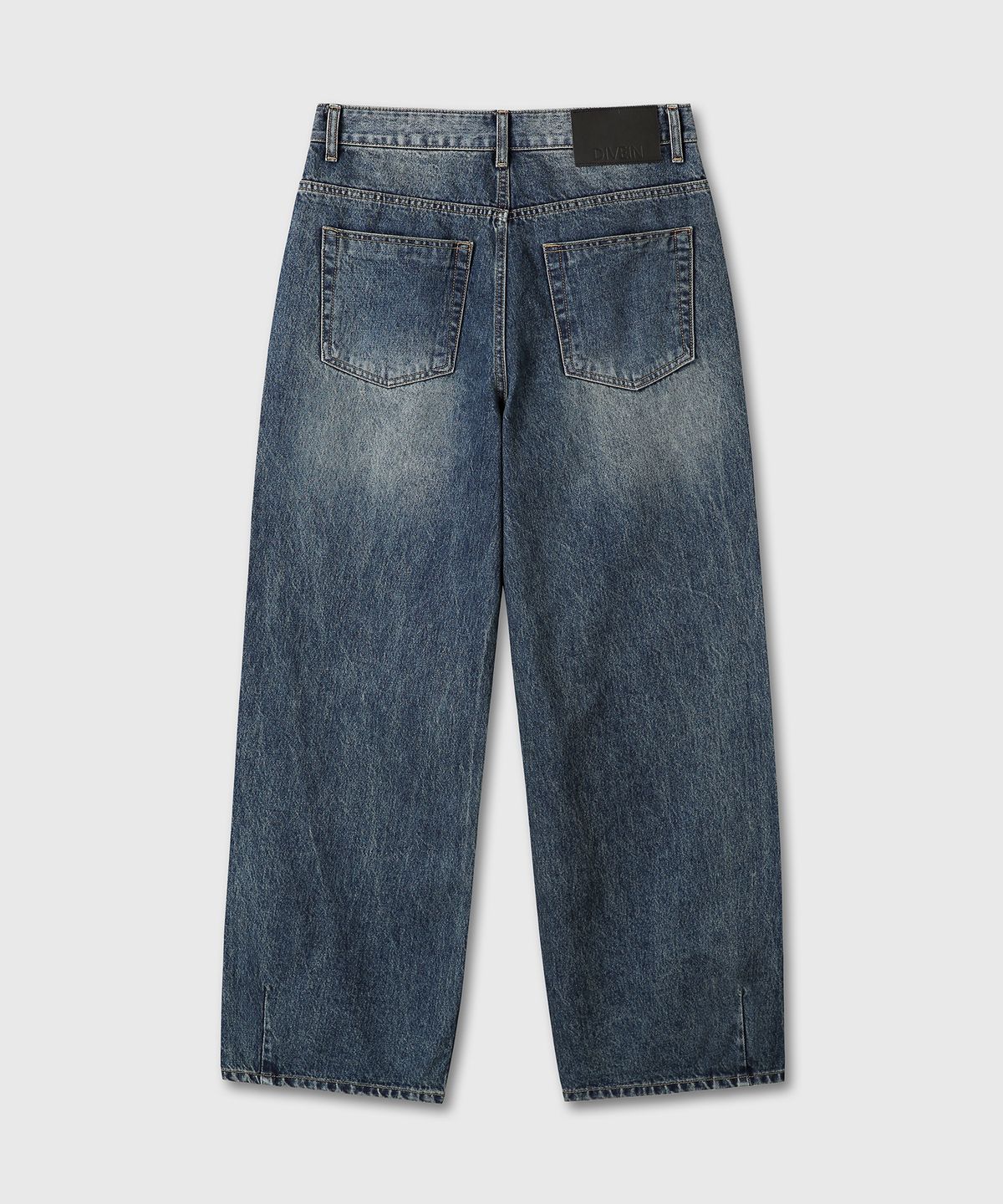다이브인(DIVEIN) LOOSED TWISTED DENIM PANTS (BLUE)