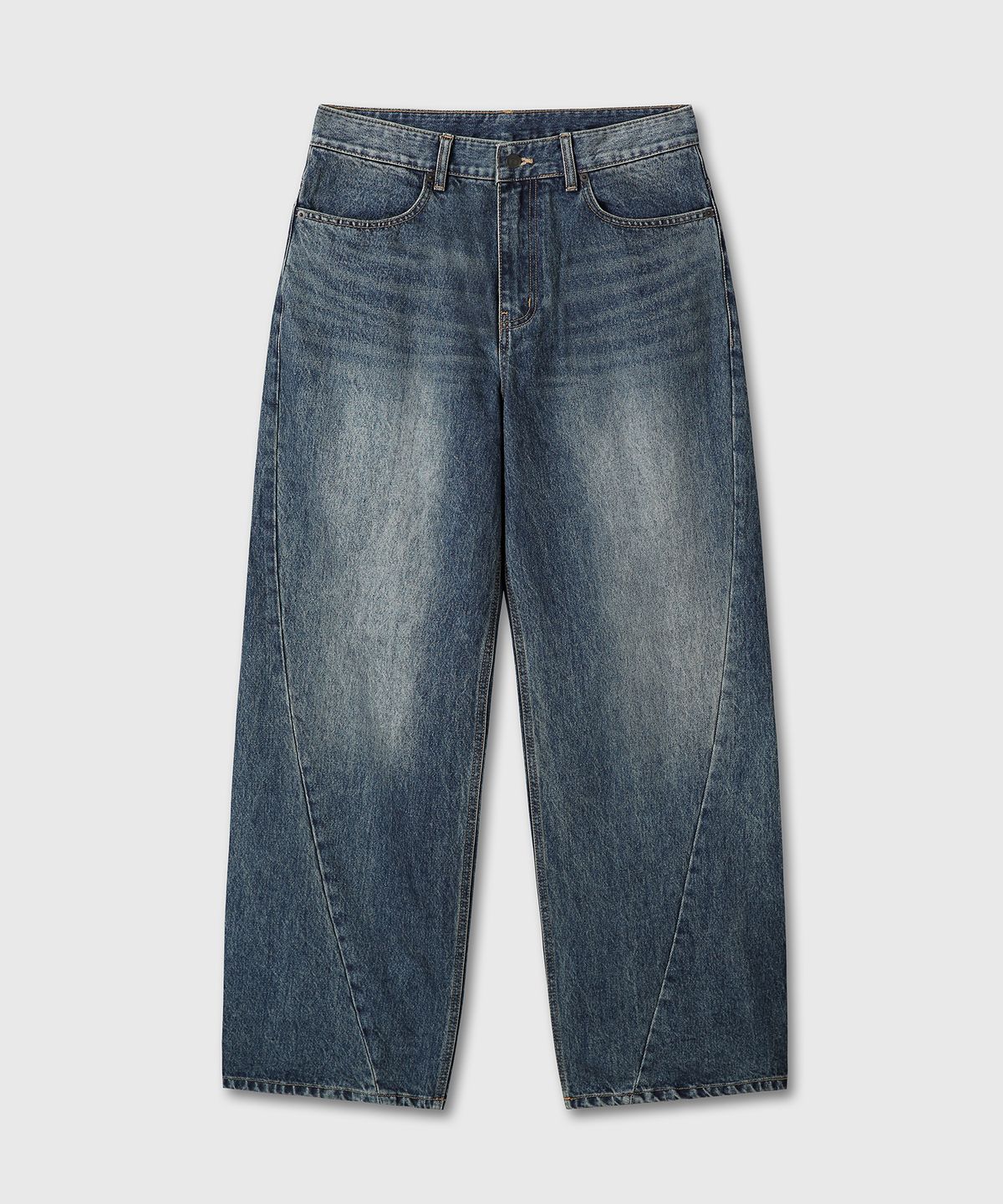 다이브인(DIVEIN) LOOSED TWISTED DENIM PANTS (BLUE)