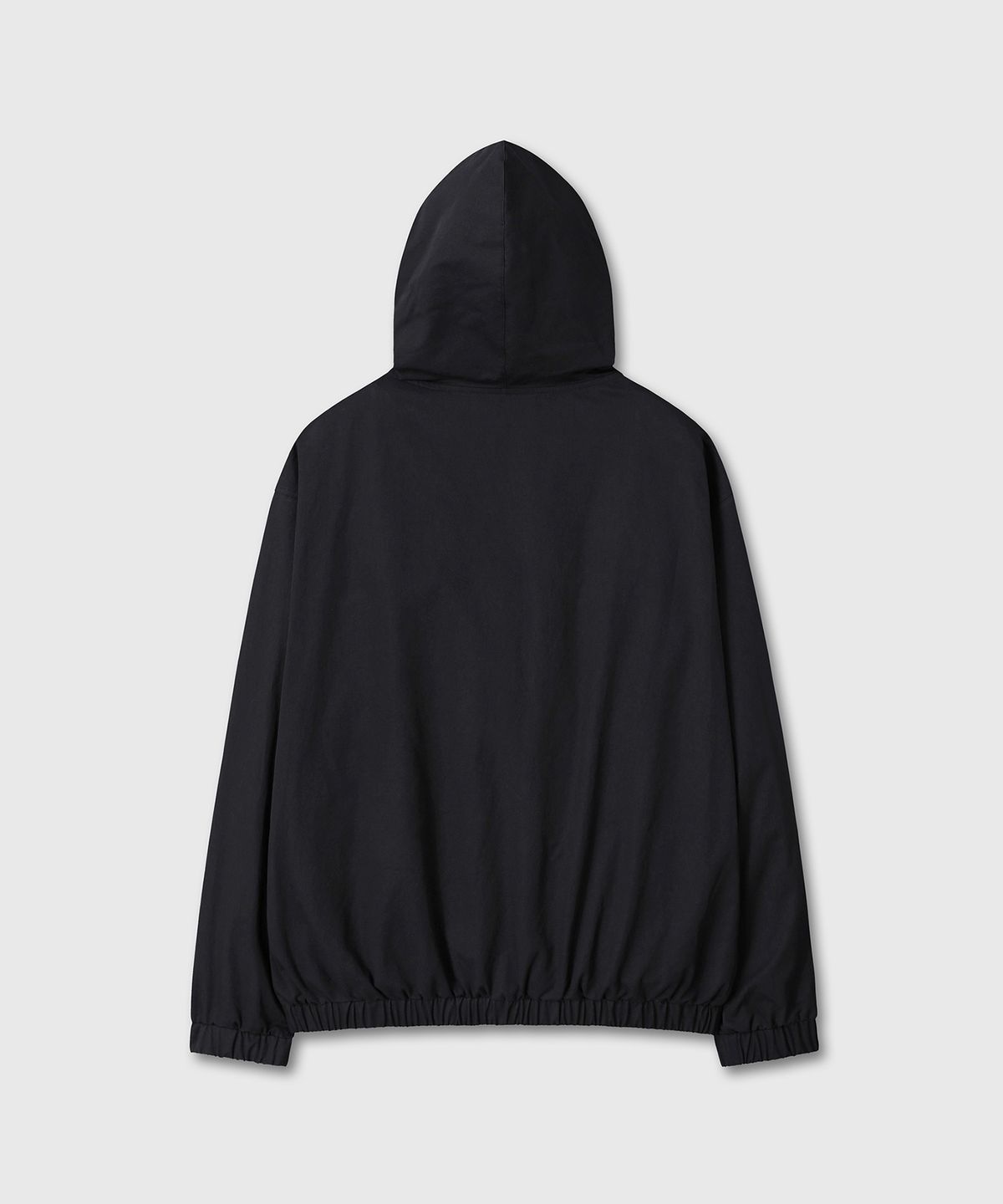 다이브인(DIVEIN) LOOSED OLD COTTON HOOD ZIP-UP (BLACK)