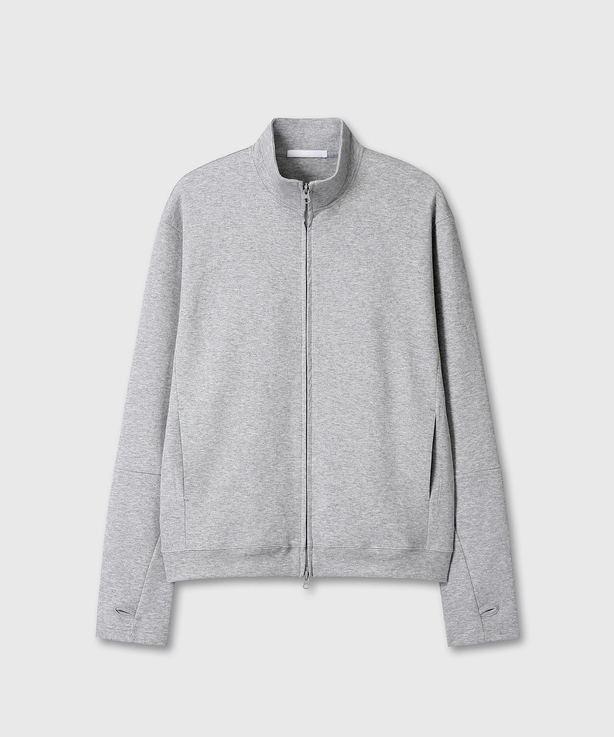 다이브인(DIVEIN) LIGHT UNIFORM ZIP-UP JERSEY (MELANGE GRAY)