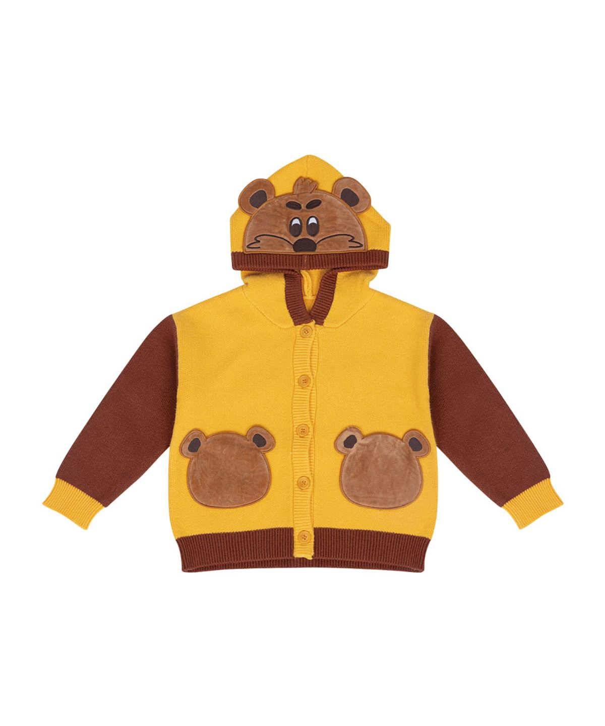 미니도우(MINIDOU) 마이테디 키즈 후드 가디건