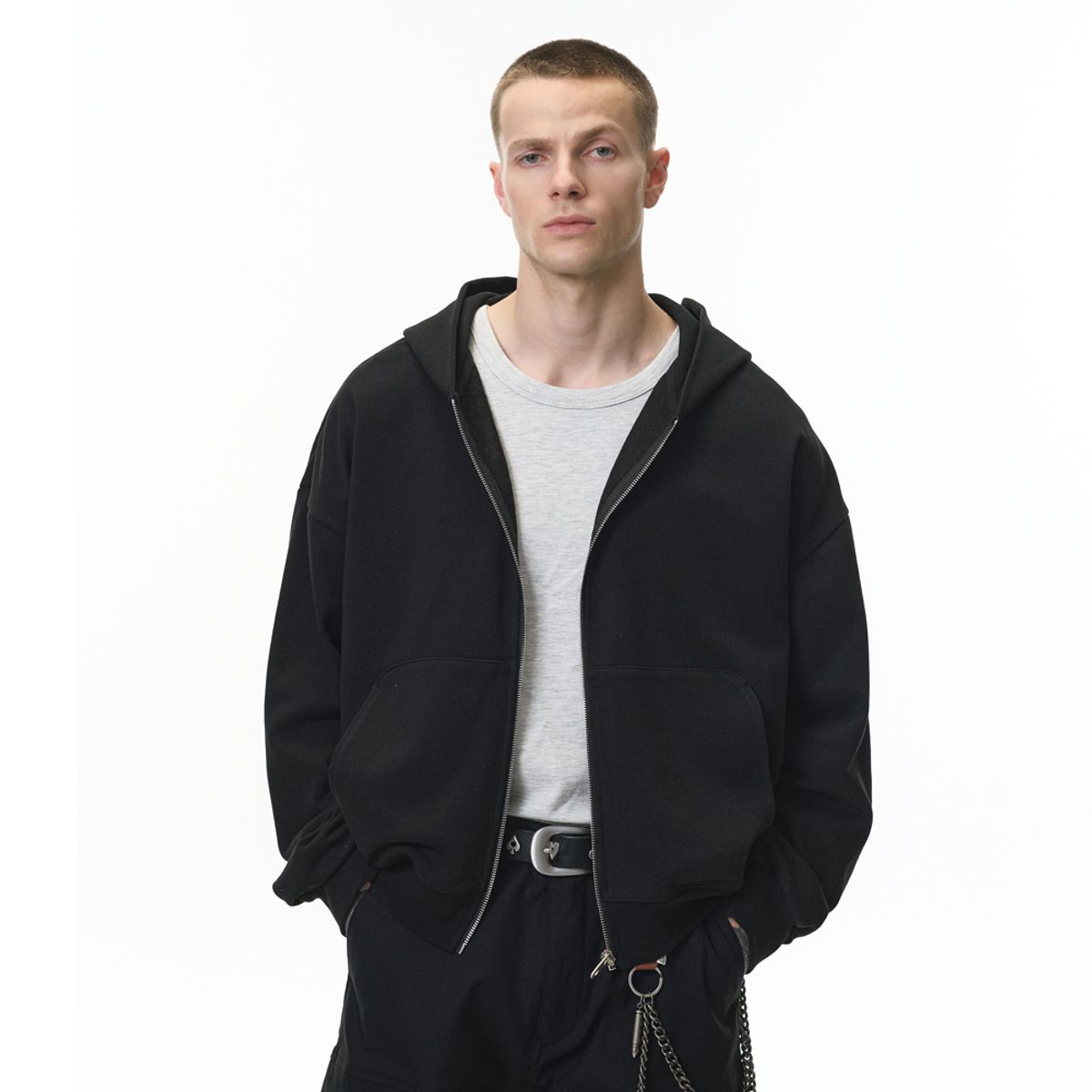 인플레이션(INFLATION) Mens DScale Zip-Up Hoody