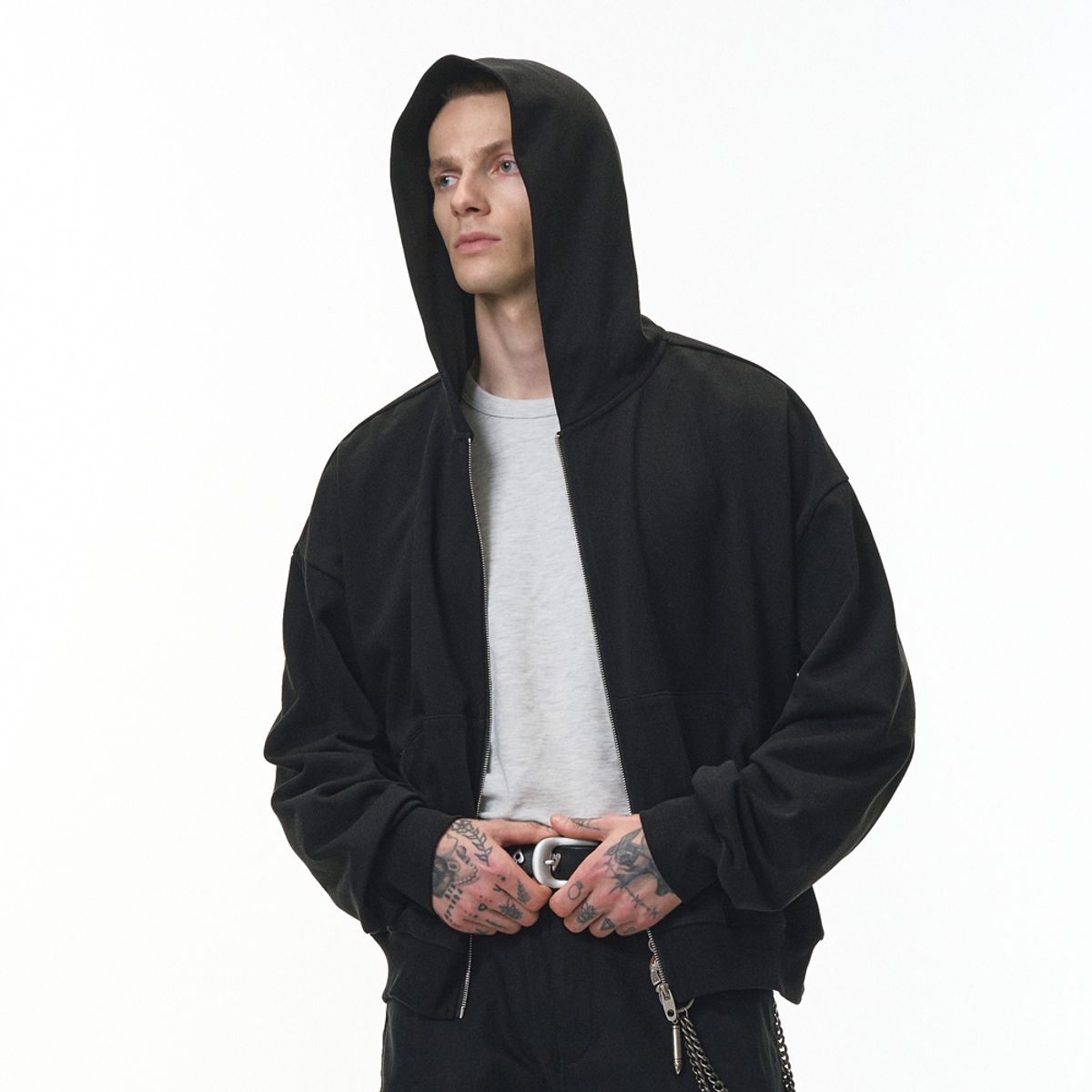 인플레이션(INFLATION) Mens DScale Zip-Up Hoody