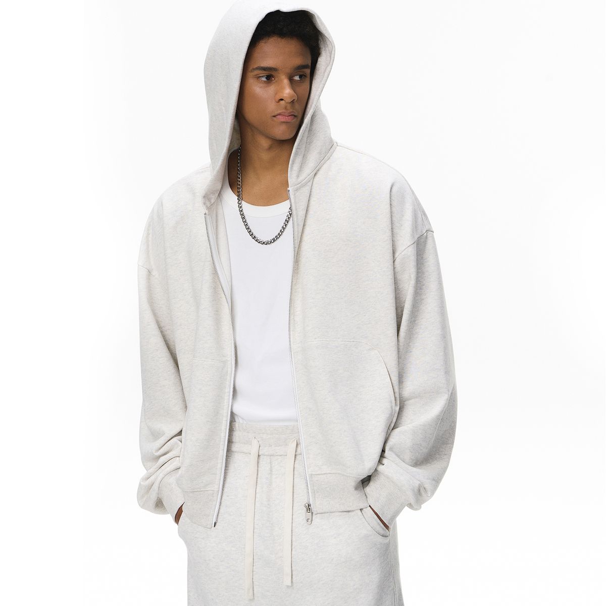 인플레이션(INFLATION) Mens DScale Zip-Up Hoody