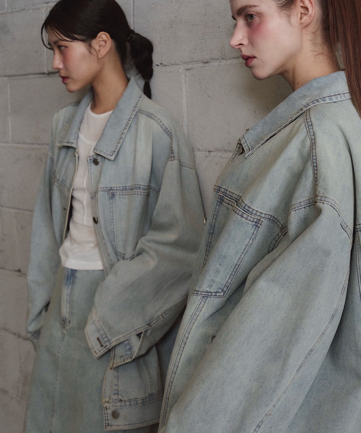 아포엠(APOEM) FADE DENIM JACKET