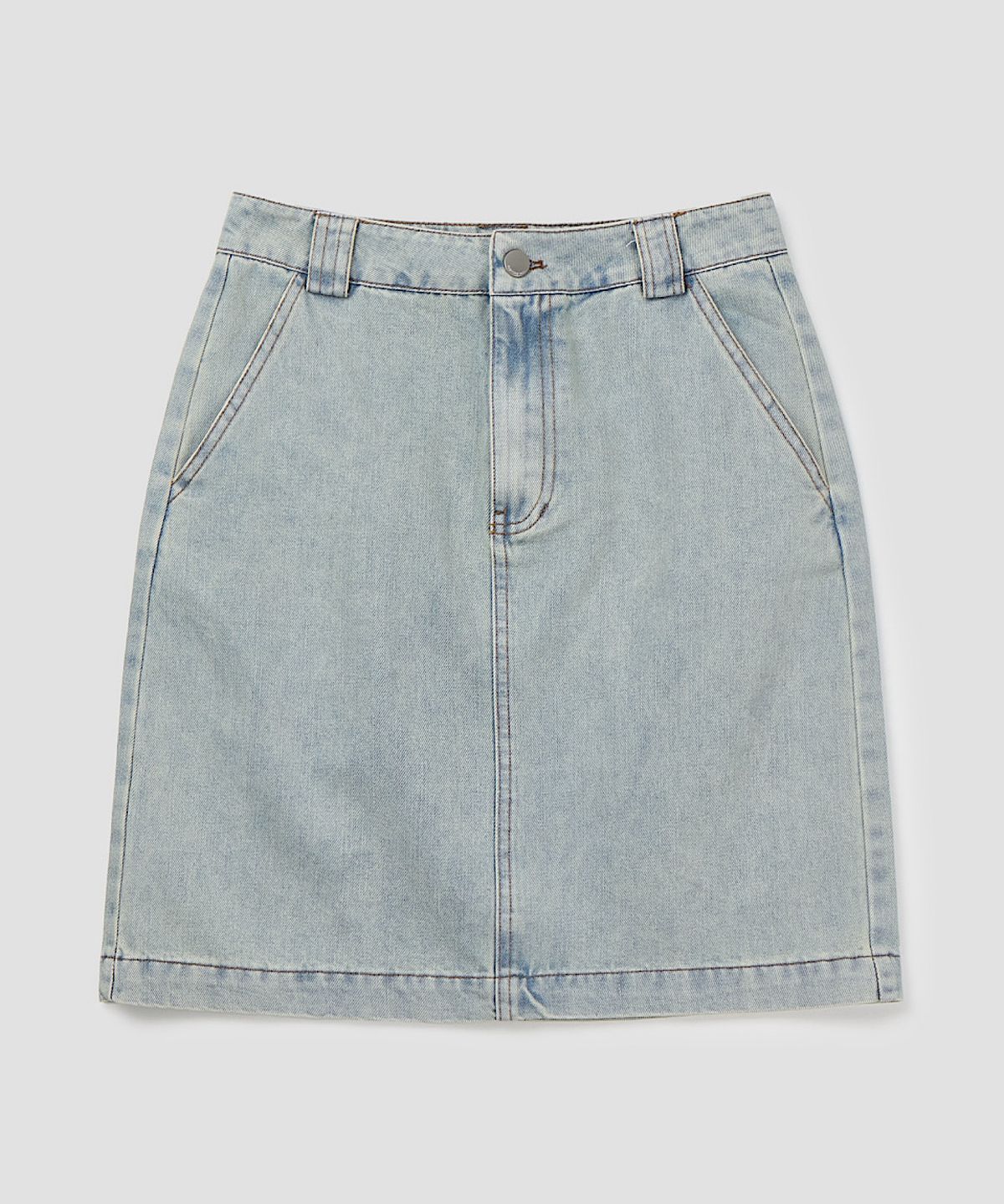 아포엠(APOEM) FADE DENIM SKIRT