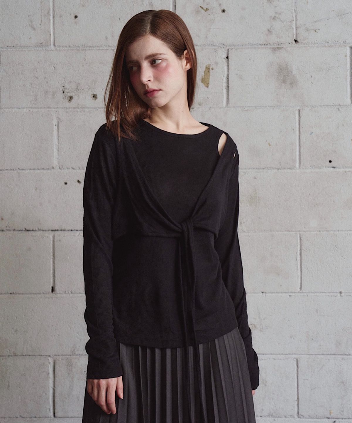 아포엠(APOEM) EDIT WRAP LONG SLEEVE (3C)