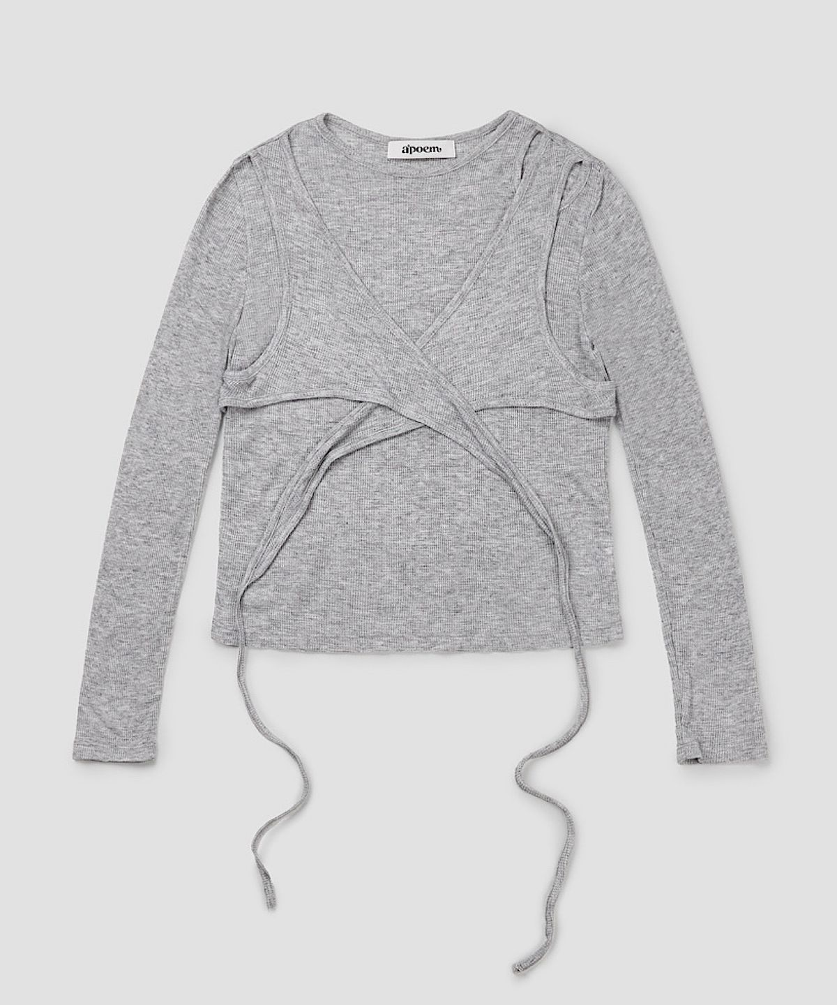 아포엠(APOEM) EDIT WRAP LONG SLEEVE (3C)