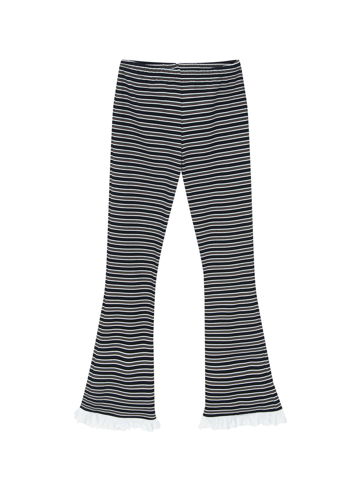 네프네프(NEFNEF) stripe leggings pants_black
