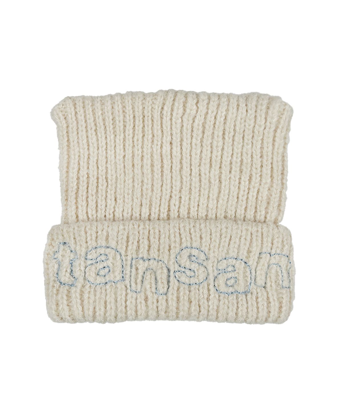 탄산마그네슘(TANSANMAGNESIUM) 로고 캣 비니 (아이보리)