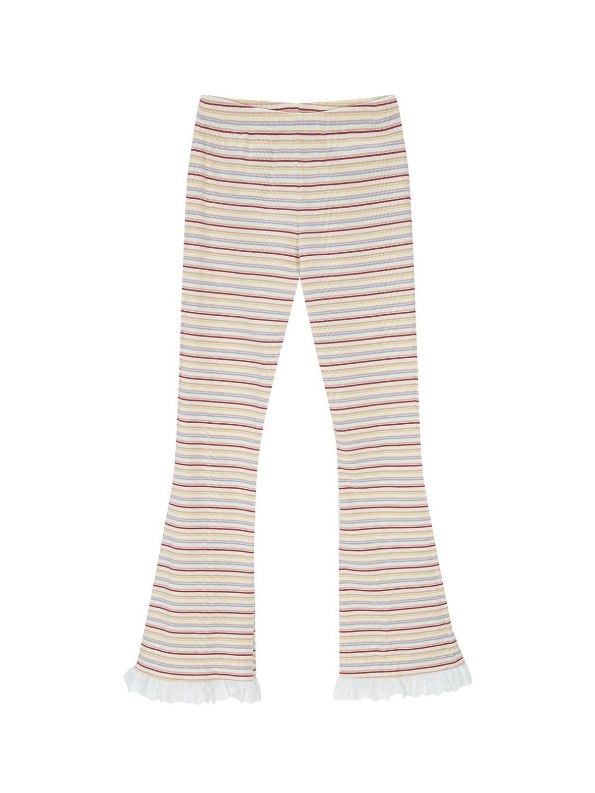 네프네프(NEFNEF) stripe leggings pants_ivory