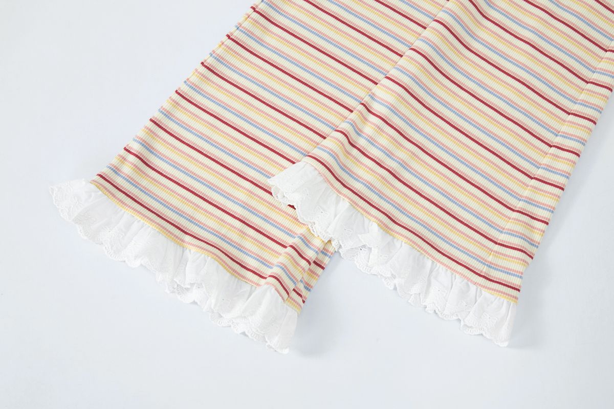 네프네프(NEFNEF) stripe leggings pants_ivory