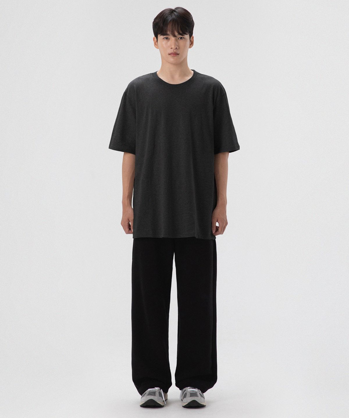 프리노어(PRINOAR) 데일리 와이드 트레이닝 팬츠-블랙