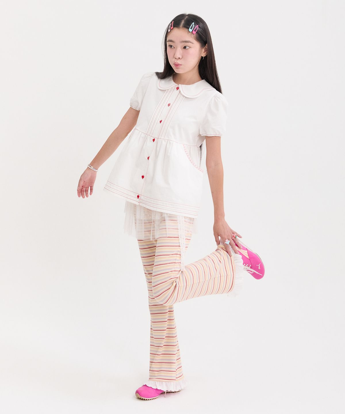 네프네프(NEFNEF) baby doll blouse