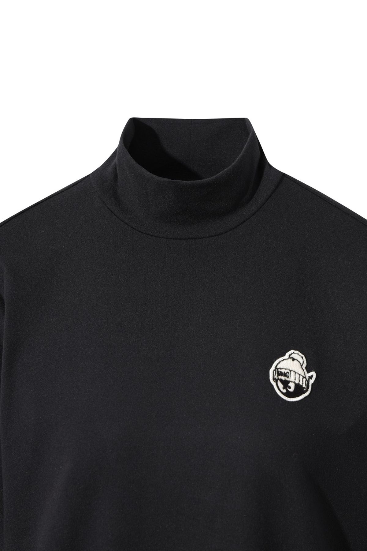 왁(WAAC) Women Winter Essential Fleece Highneck Top WWTBW25702BKX