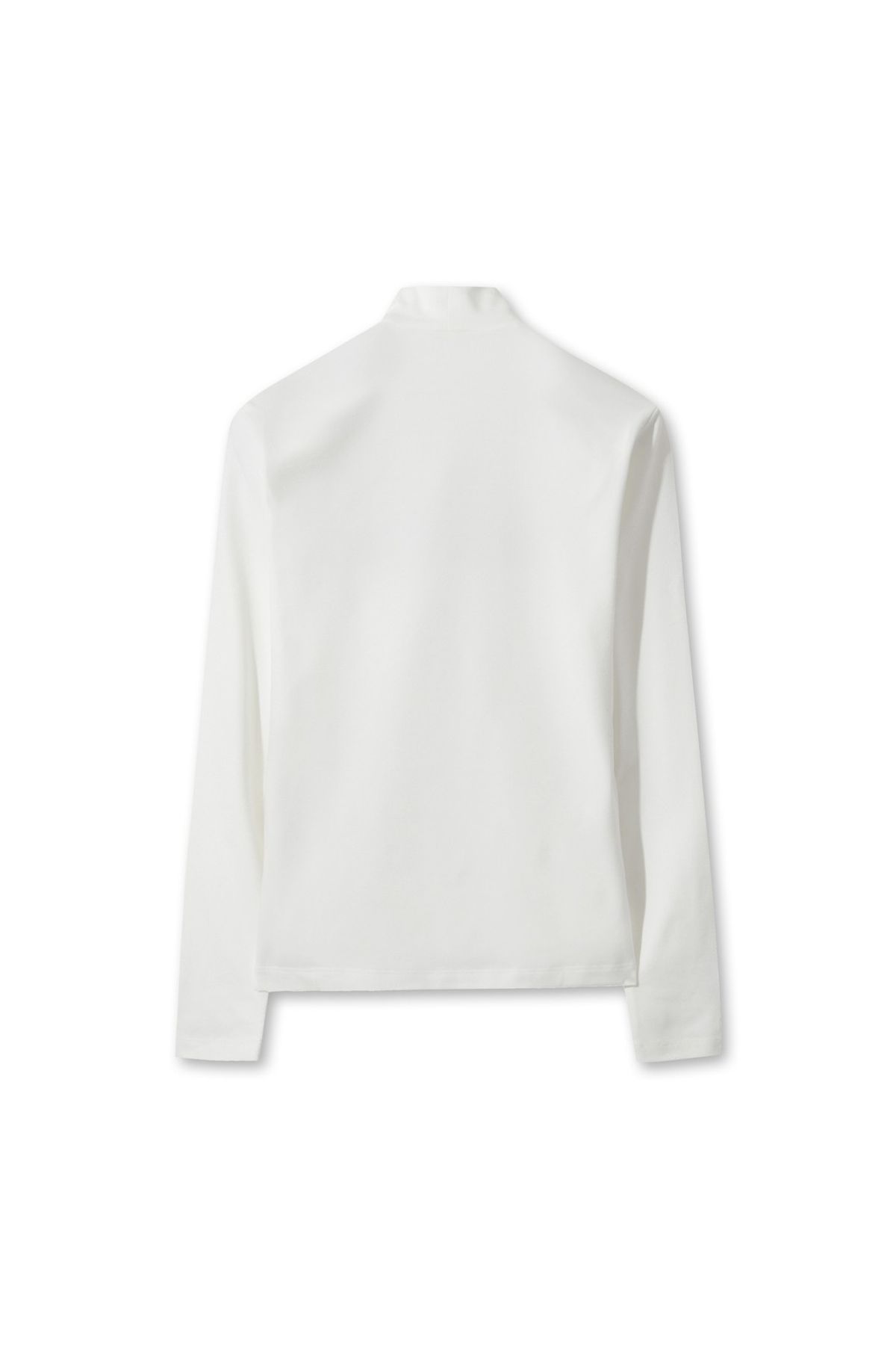 왁(WAAC) Women Winter Essential Fleece Highneck Top WWTBW25702IVX