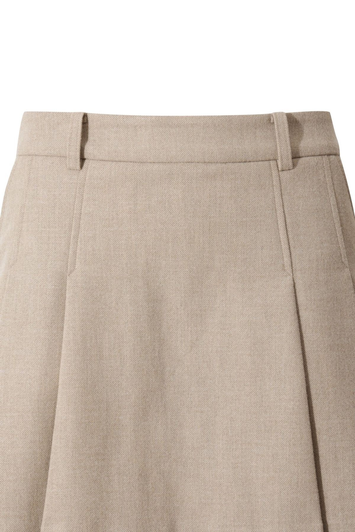 왁(WAAC) Women Winter pleats skirt WWKCW25701IVX