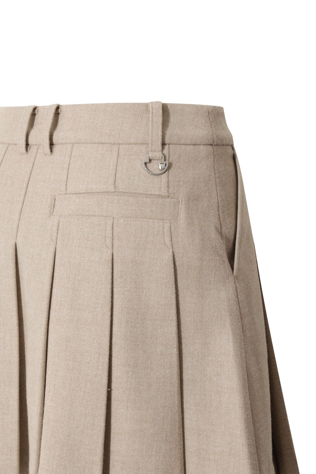 왁(WAAC) Women Winter pleats skirt WWKCW25701IVX