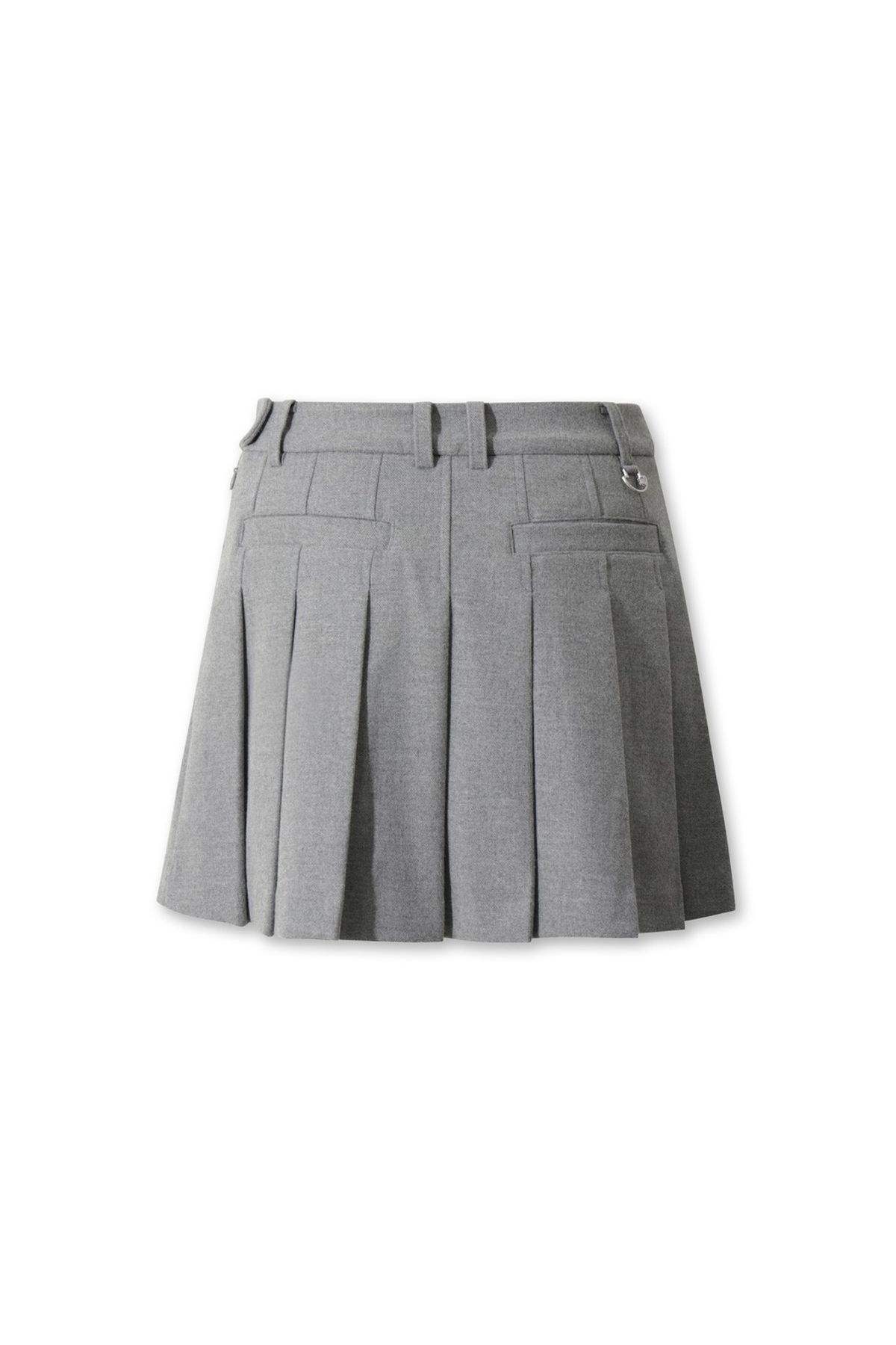 왁(WAAC) Women Winter pleats skirt WWKCW25701GYX
