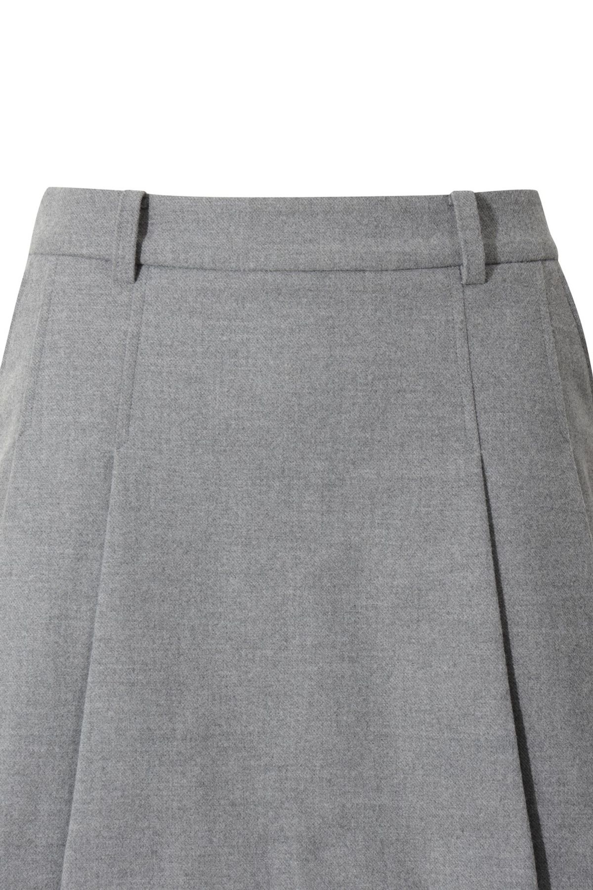 왁(WAAC) Women Winter pleats skirt WWKCW25701GYX