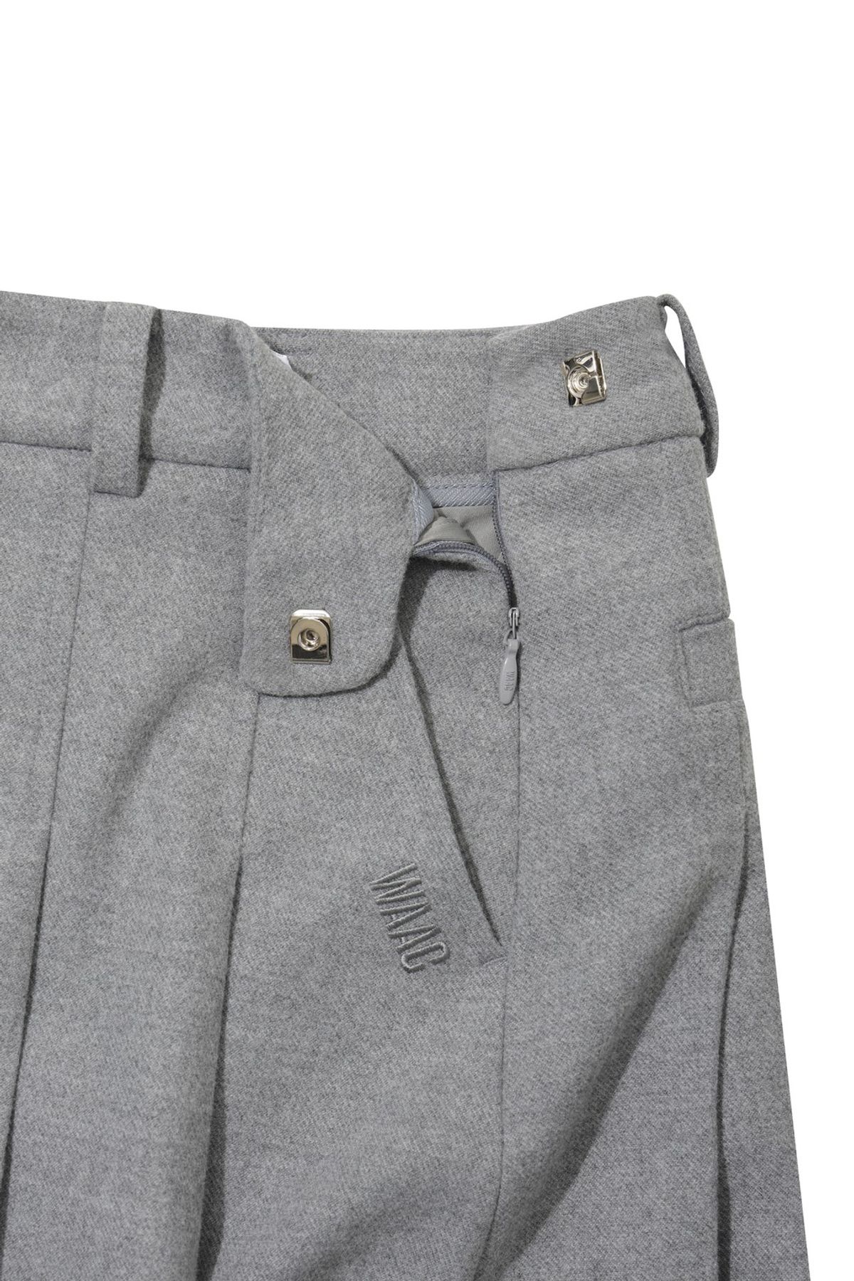 왁(WAAC) Women Winter pleats skirt WWKCW25701GYX