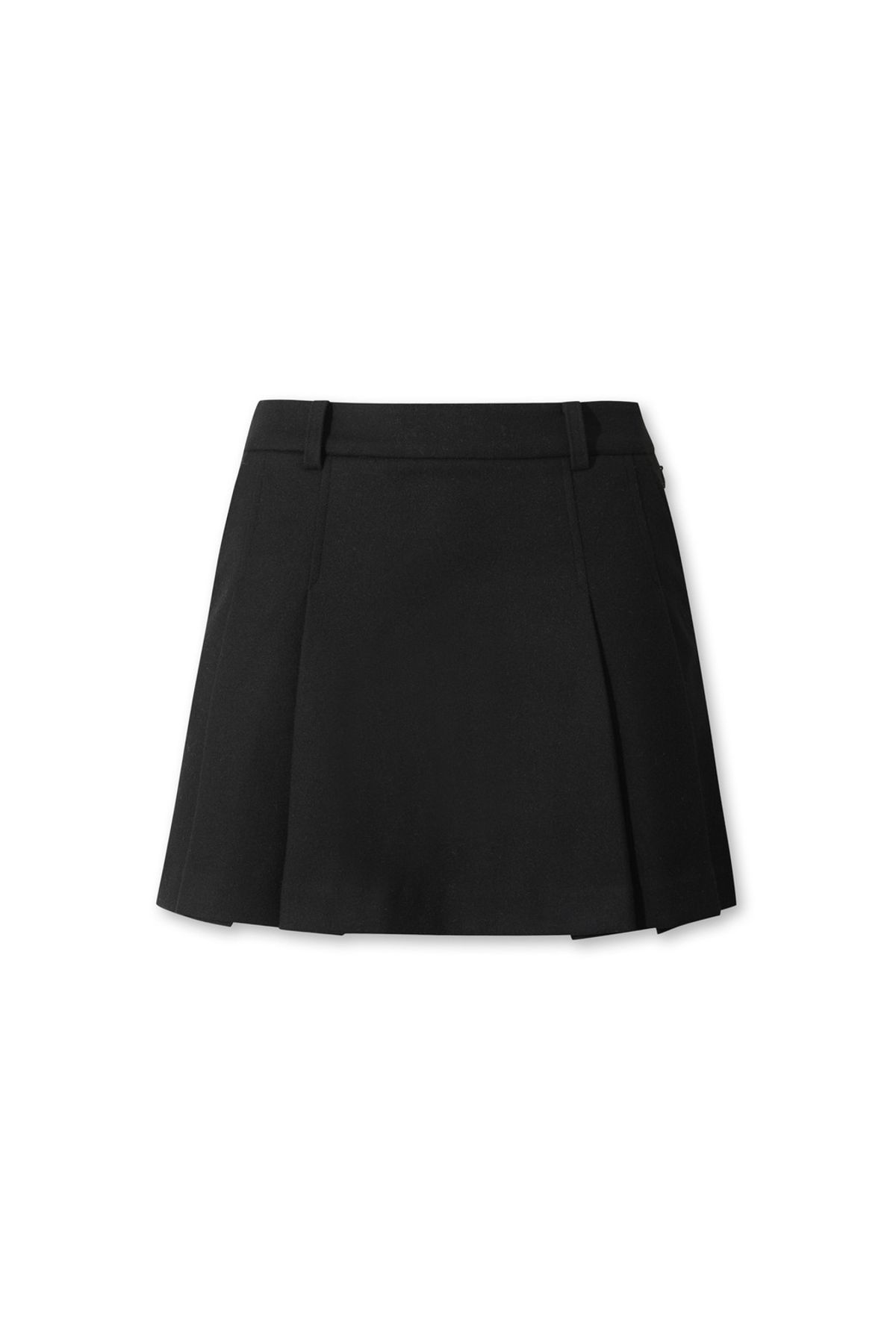 왁(WAAC) Women Winter pleats skirt WWKCW25701BKX