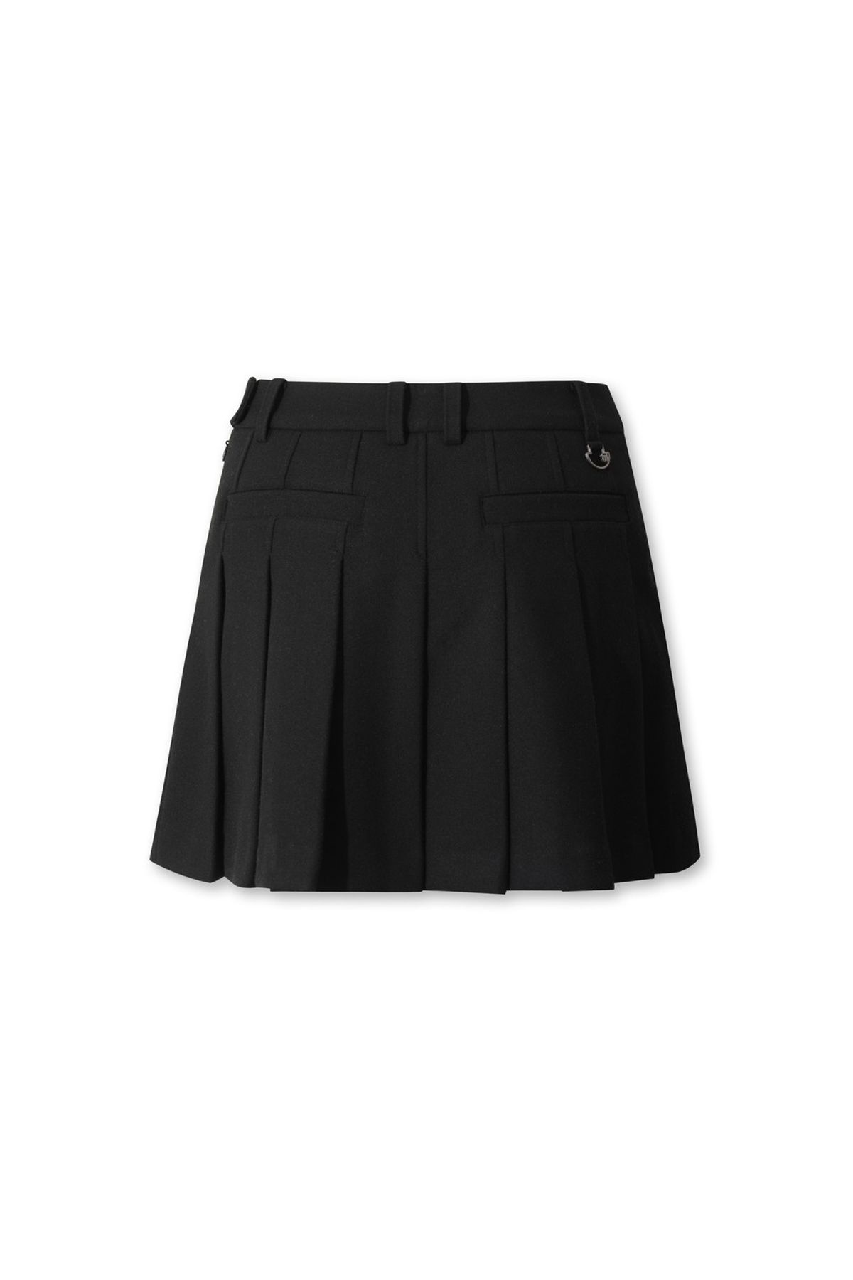 왁(WAAC) Women Winter pleats skirt WWKCW25701BKX